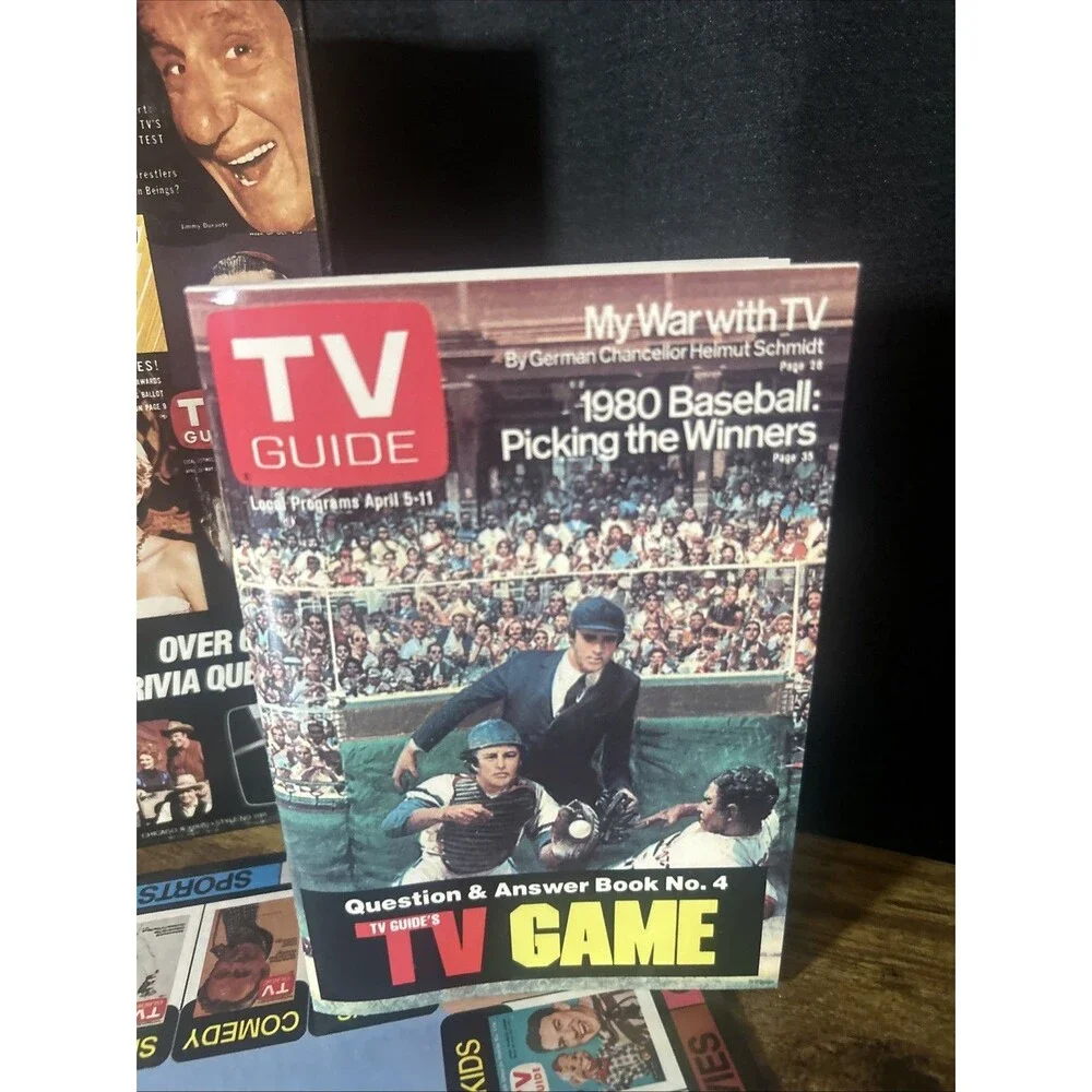 1984 TV Guide's TV Board Game Vintage Classic 6000 Trivia Questions  2 + Players